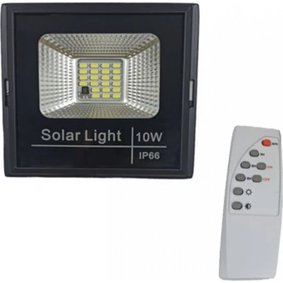 Ηλιακός προβολέας LED 10W 2000LM με πάνελ και τηλεχειριστήριο Jortan JT-BJ10W