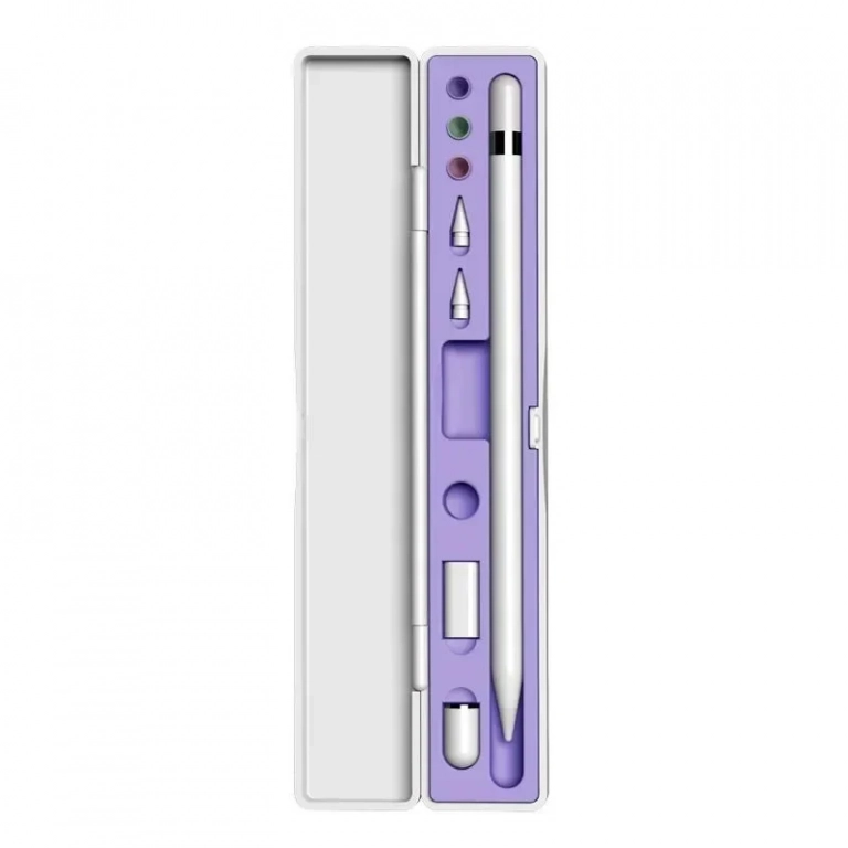 Αντικραδασμική Θήκη Γραφίδας για Apple Pencil 1/2 Μωβ
