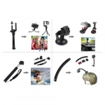 Σετ αξεσουάρ κάμερας 50 σε 1 με θήκη για GoPro & Action Cameras