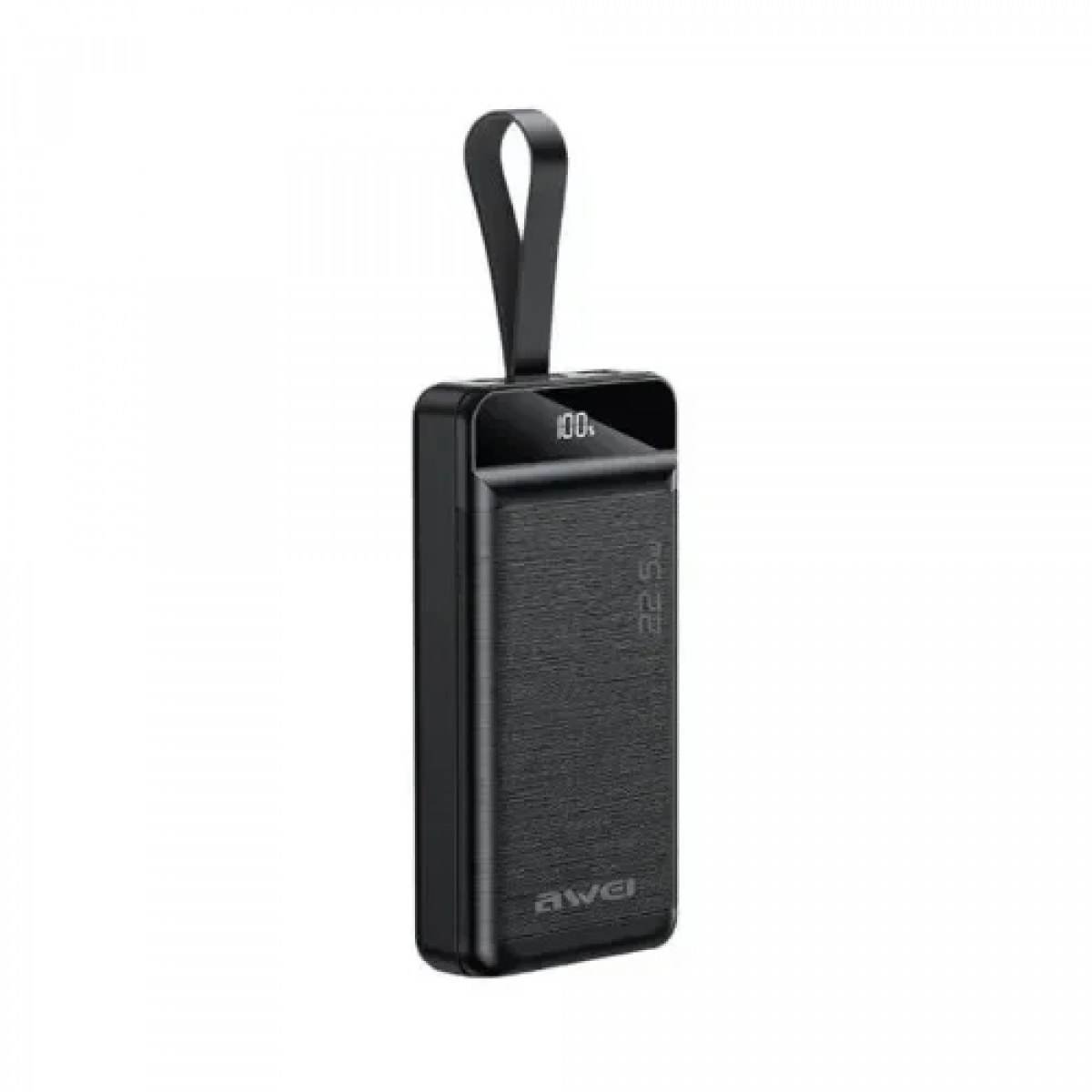 Power bank 30000mAh P140K 22.5W με ψηφιακή οθόνη Awei μαύρο