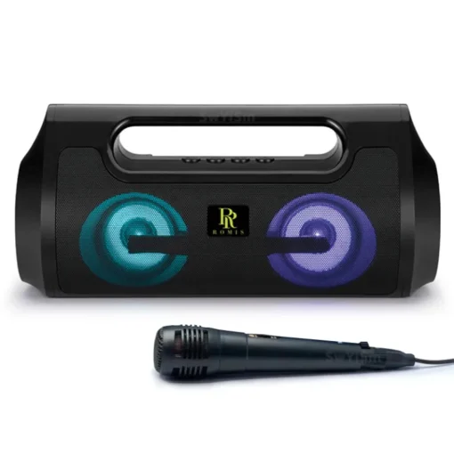 Φορητό ασύρματο ηχείο Bluetooth με μικρόφωνο RM-S8500 - Μαύρο
