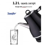 Sonifer SF-2028 Βραστήρας 1.2lt 1500W Μαύρος