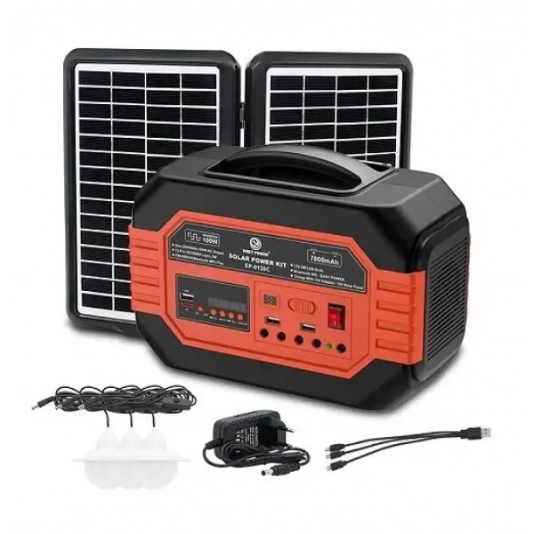 Ηλιακό σύστημα φόρτισης διαφόρων τύπων 100W EP-0128C
