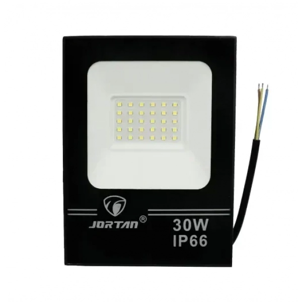 Αδιάβροχος προβολέας LED 30W 2400LM 220V ψυχρό λευκό IP66 Jortan TP30W