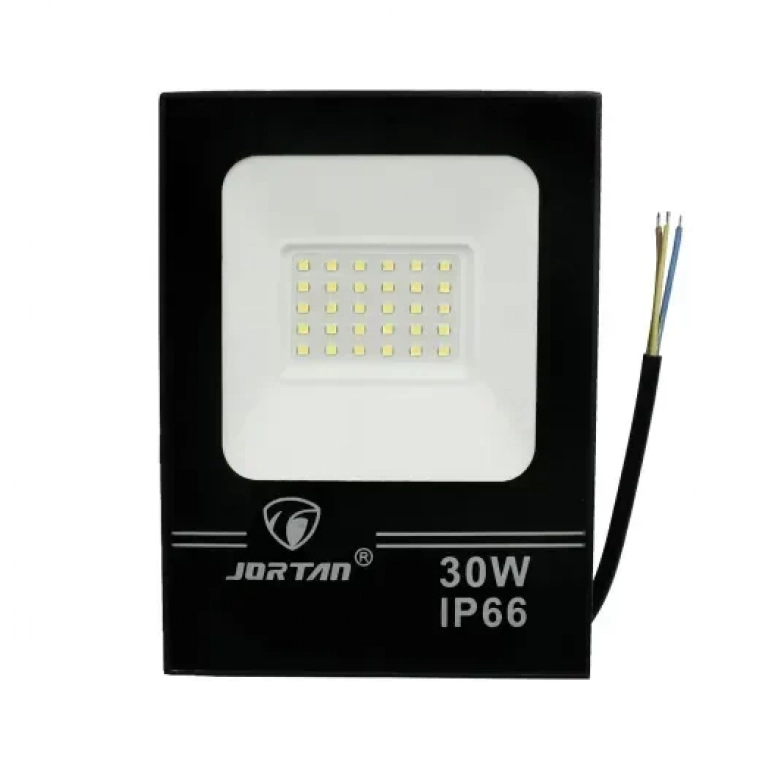 Αδιάβροχος προβολέας LED 30W 2400LM 220V ψυχρό λευκό IP66 Jortan TP30W