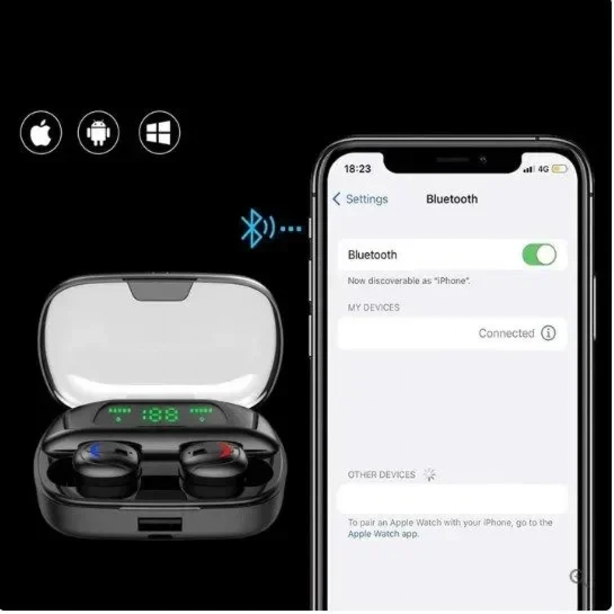 Andowl EJ661 Bluetooth Ακουστικά με Βάση Φόρτισης