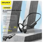 Ασύρματα ακουστικά Bluetooth In-Ear Awei A896BL μαύρο - Image 3