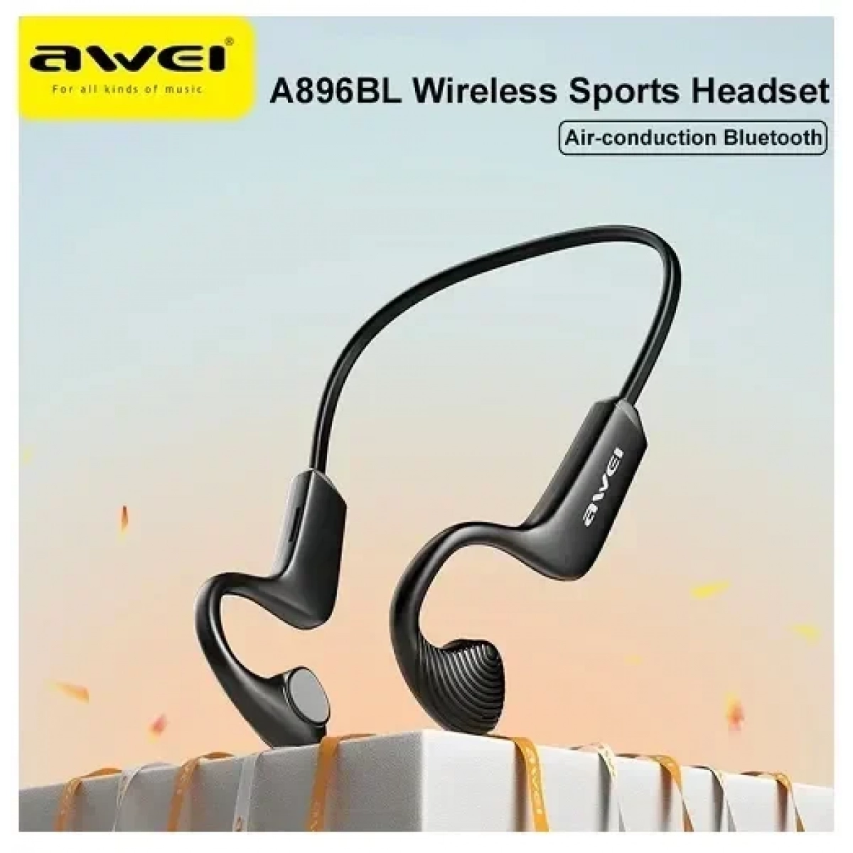 Ασύρματα ακουστικά Bluetooth In-Ear Awei A896BL μαύρο - Image 4
