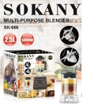 Μπλέντερ πολλαπλών χρήσεων Sokany Sk-666 5000W υψηλής ισχύος Κόκκινο