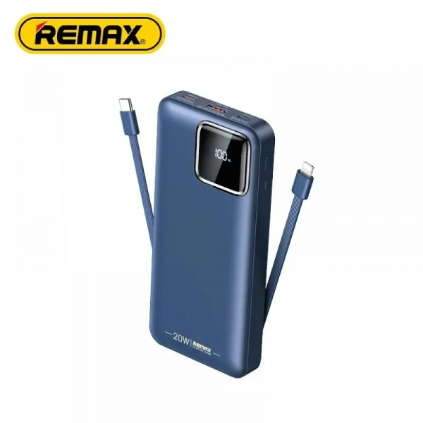 Remax RPP-513 Power Bank 40000mAh με 4 Θύρες USB-A Μπλε