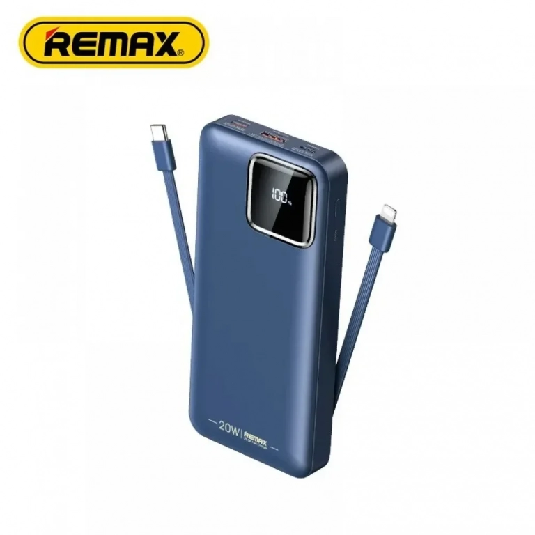 Remax RPP-513 Power Bank 40000mAh με 4 Θύρες USB-A Μπλε