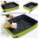 Φορητή αδιάβροχη τουαλέτα γάτας με αναδιπλούμενο σχεδιασμό - Image 2