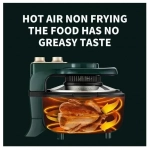Φριτέζα αέρος με αποσπώμενο κάδο 1100W 7lt Andowl DH-308 μαύρο - Image 2