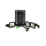 Ηλιακό σύστημα φωτισμού με 3 λάμπες led CL-06A - Image 4