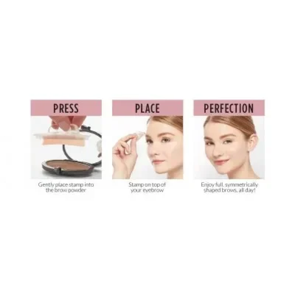 Στάμπες Για Σχηματισμό Φρυδιών 3 Second Eyebrow Stamp -Stencils Φρυδιών