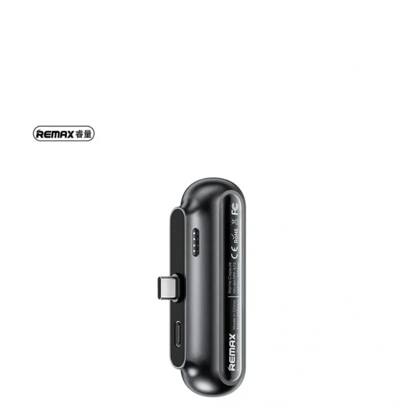 Remax RPP-576 Capsule Power bank για iPhone 3000mAh Μαύρο