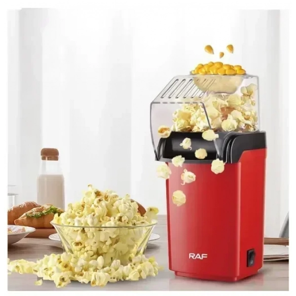 Μηχανή Pop Corn ζεστού αέρα 1200W Raf κόκκινο