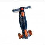 Παιδικό Πατίνι Huienbei Sports Folding Scooter Μπλε Πορτοκαλί