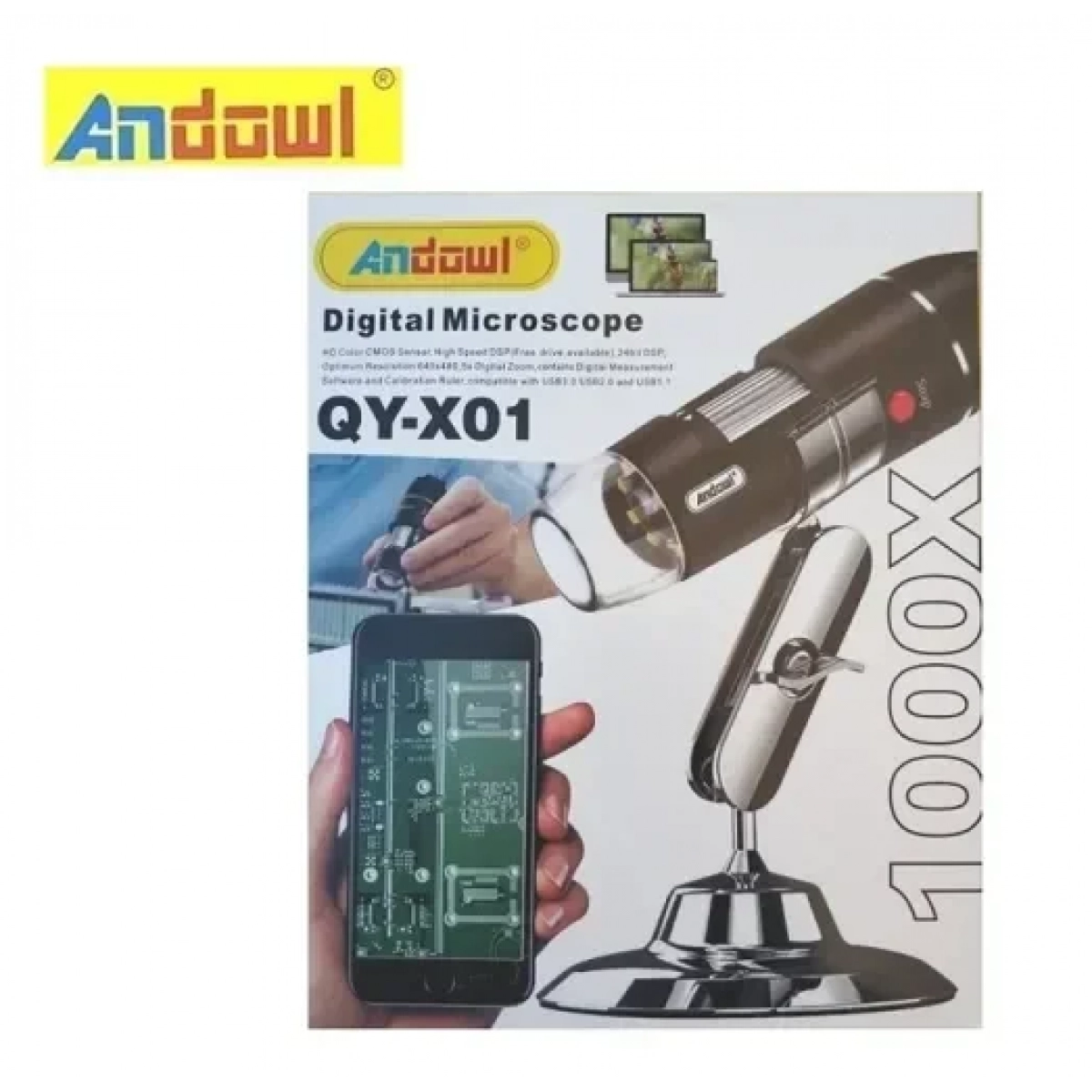 Ψηφιακό μικροσκόπιο 1000X QY-X01 ANDOWL - Image 2