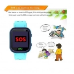 Q15 jinl Παιδικό Smartwatch με GPS και Καουτσούκ/Πλαστικό Λουράκι Μπλε - Image 2