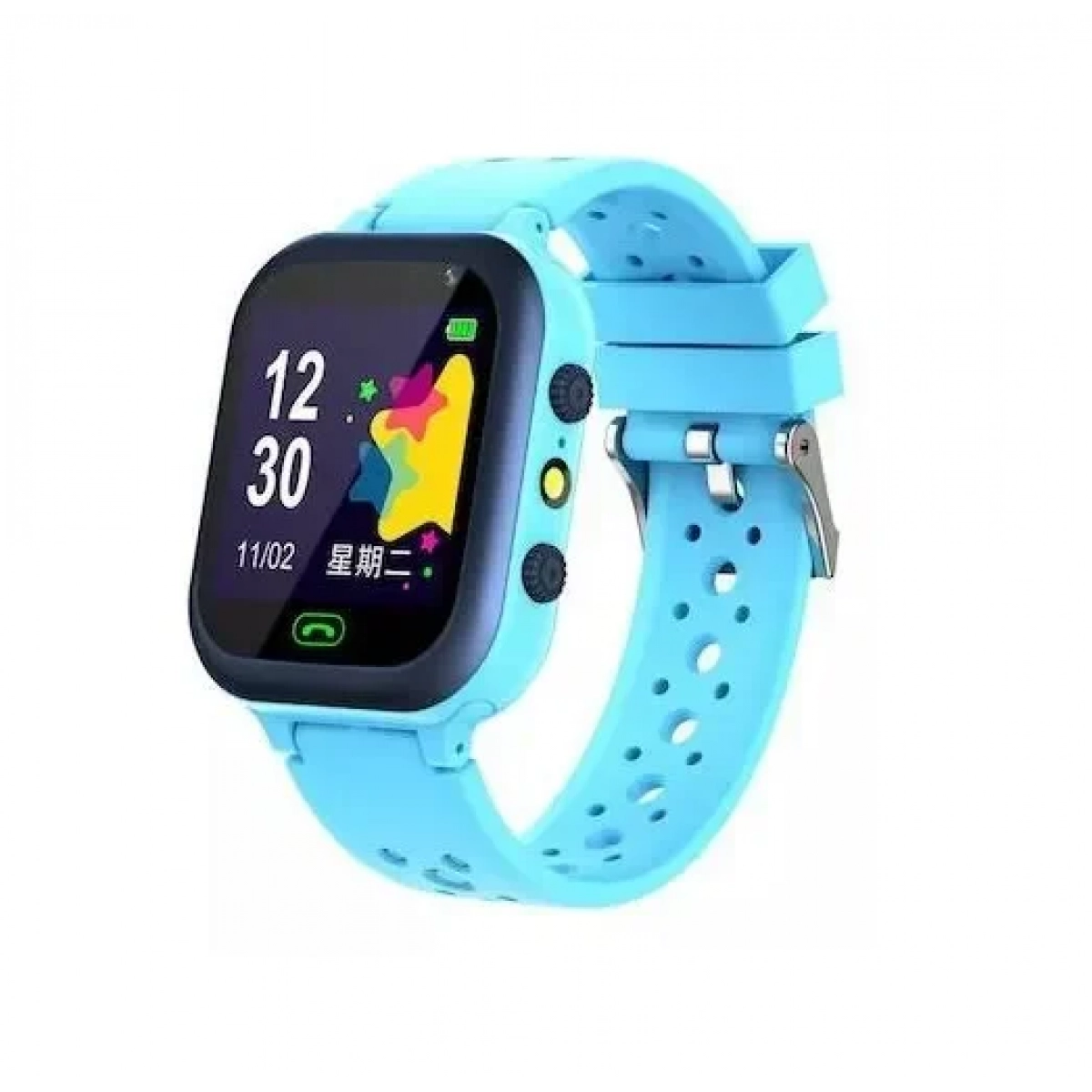 Q15 jinl Παιδικό Smartwatch με GPS και Καουτσούκ/Πλαστικό Λουράκι Μπλε - Image 1