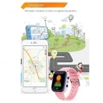 Q15 jinl Παιδικό Smartwatch με GPS και Καουτσούκ/Πλαστικό Λουράκι Ροζ - Image 2