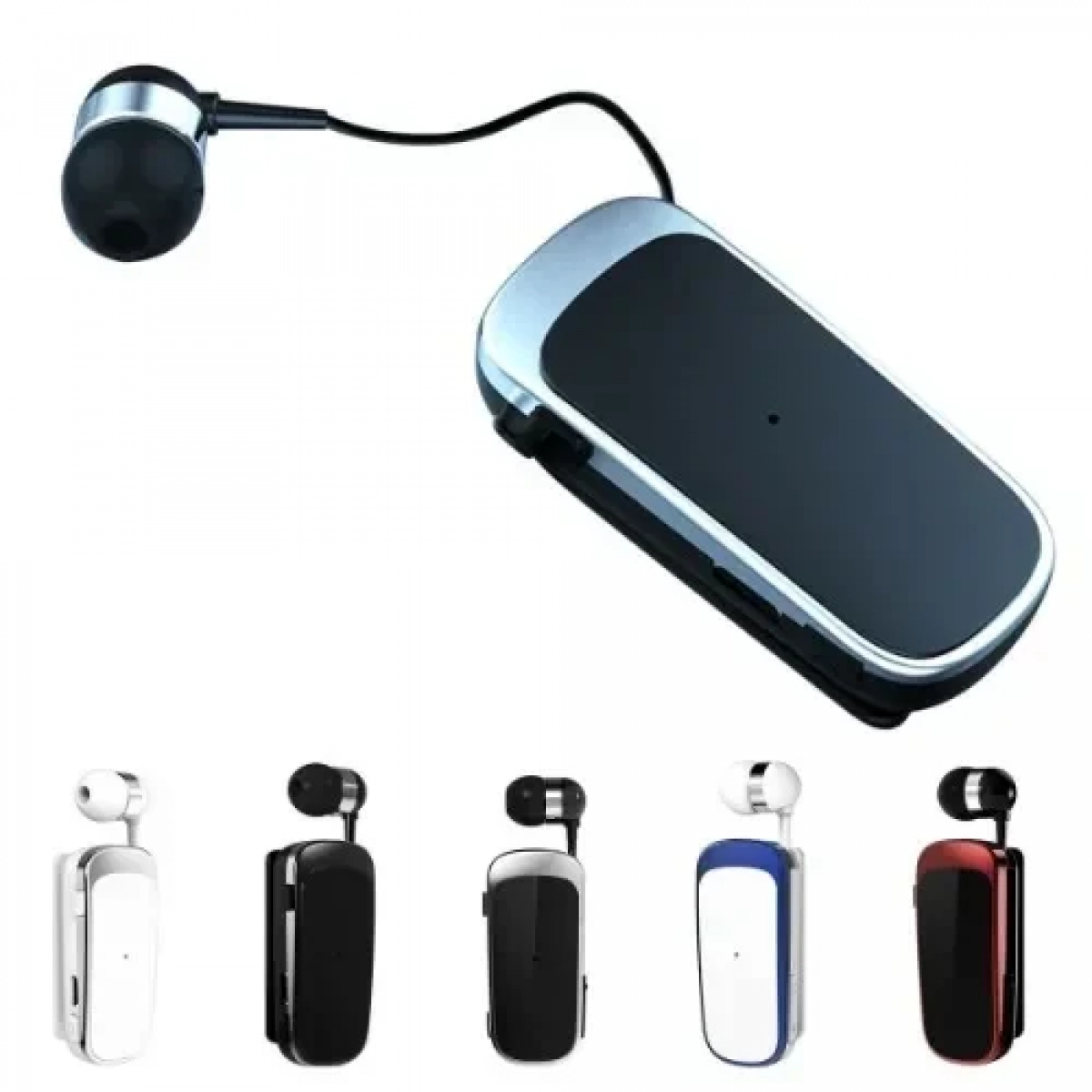 Ακουστικό Bluetoοth HandsFree K52 clip-on mini headset Μαύρο