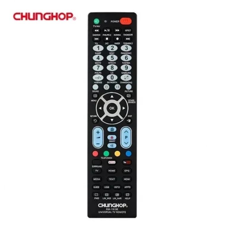 Συμβατό τηλεχειριστήριο για τηλεοράσεις universal Chunghop RM-1919E