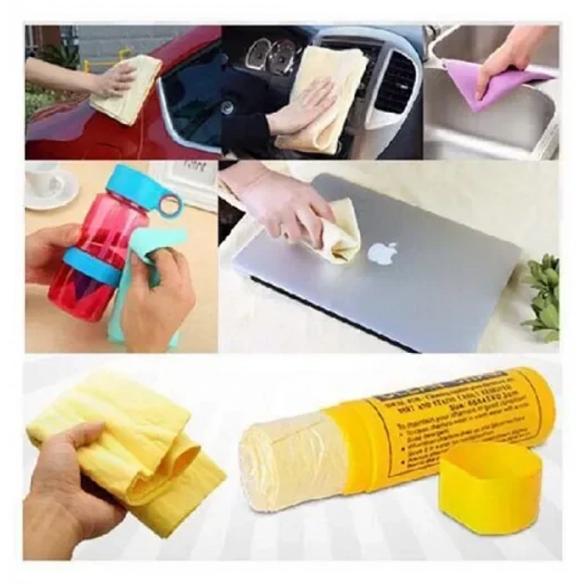 Συνθετικό δέρμα αυτοκινήτου CLEAN CHAM 65x42x0,2 cm - Image 5