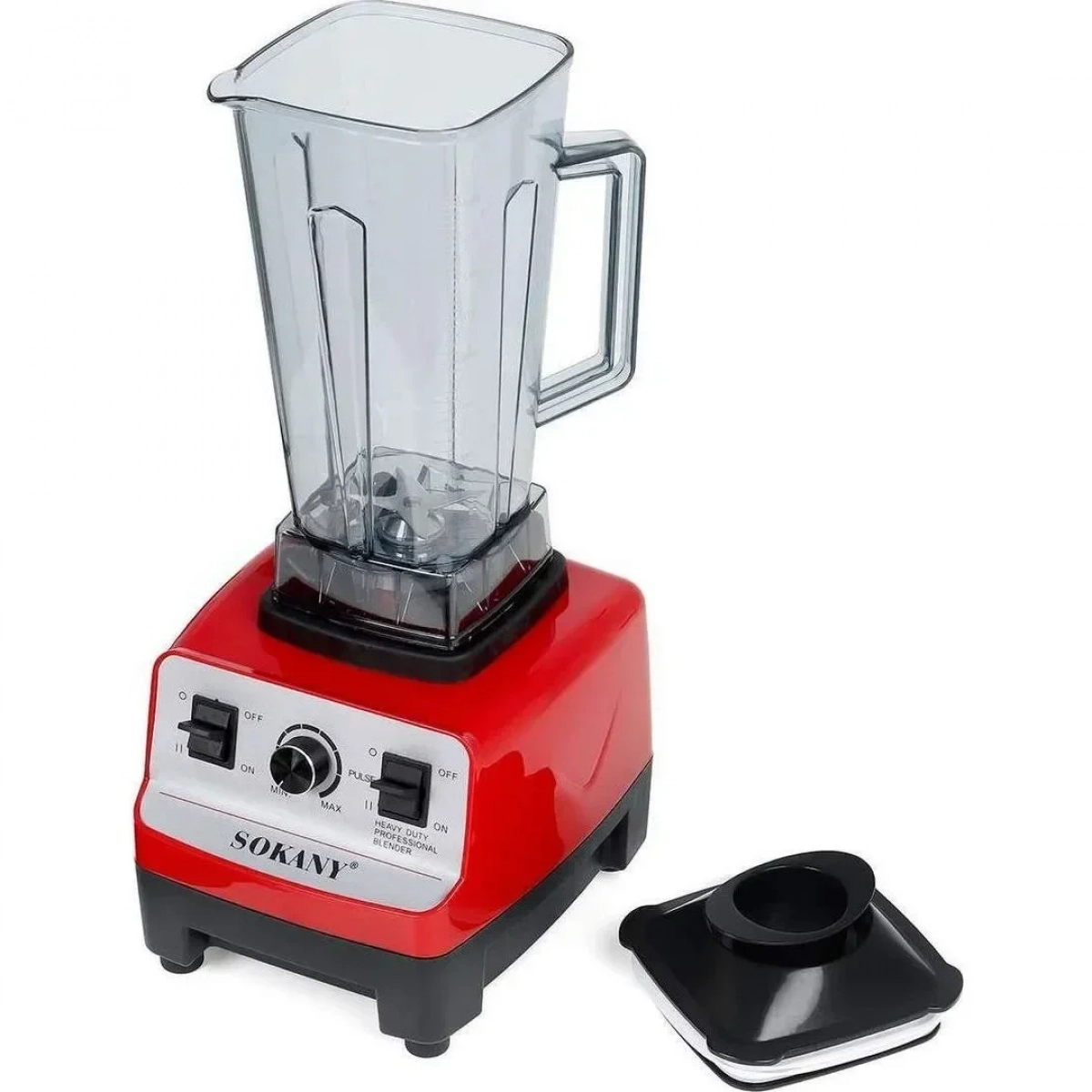 Sokany SK-444 Μπλέντερ για Smoothies 2.5lt 4500W Κόκκινο