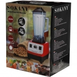 Sokany SK-444 Μπλέντερ για Smoothies 2.5lt 4500W Κόκκινο