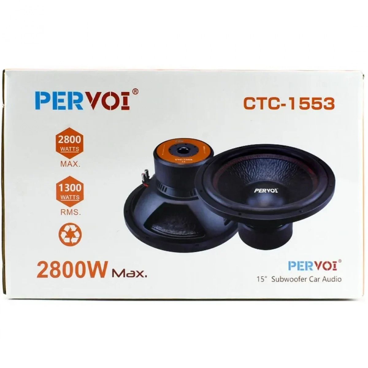 Subwoofer Αυτοκινήτου 15″ Horn 2800W 165OZ PERVOI CTC-1553 – Μαύρο