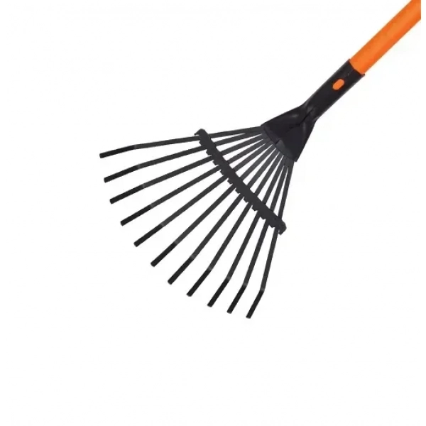 Τσουγκράνα - σκούπα φύλλων κήπου με κοντάρι 94700 Shind