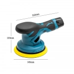 Σετ Φορητός Επαναφορτιζόμενος Αλοιφαδόρος – Λειαντήρας 12V 2500-5000rpm OEM – Μαύρο, Πράσινο