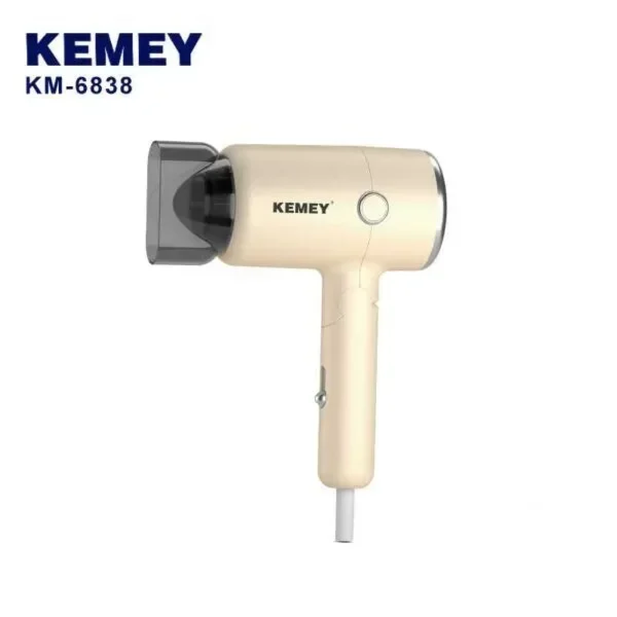 Επαγγελματικό πιστολάκι μαλλιών 1200W Kemei KM-6838 χρυσό