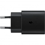 Samsung Φορτιστής με Θύρα USB-C και Καλώδιο USB-C 25W Μαύρο