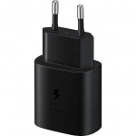 Samsung Φορτιστής με Θύρα USB-C και Καλώδιο USB-C 25W Μαύρο