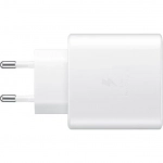Samsung Φορτιστής με Θύρα USB-C και Καλώδιο USB-C 25W Λευκός