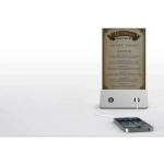 Power Bank με 4 x USB & LED Βάση Καταλόγου για Καφετέριες, Bar, Εστιατόρια & Χώρους Εστίασης - Μπαταρία Φόρτισης Κινητών, Tablet Ασημί