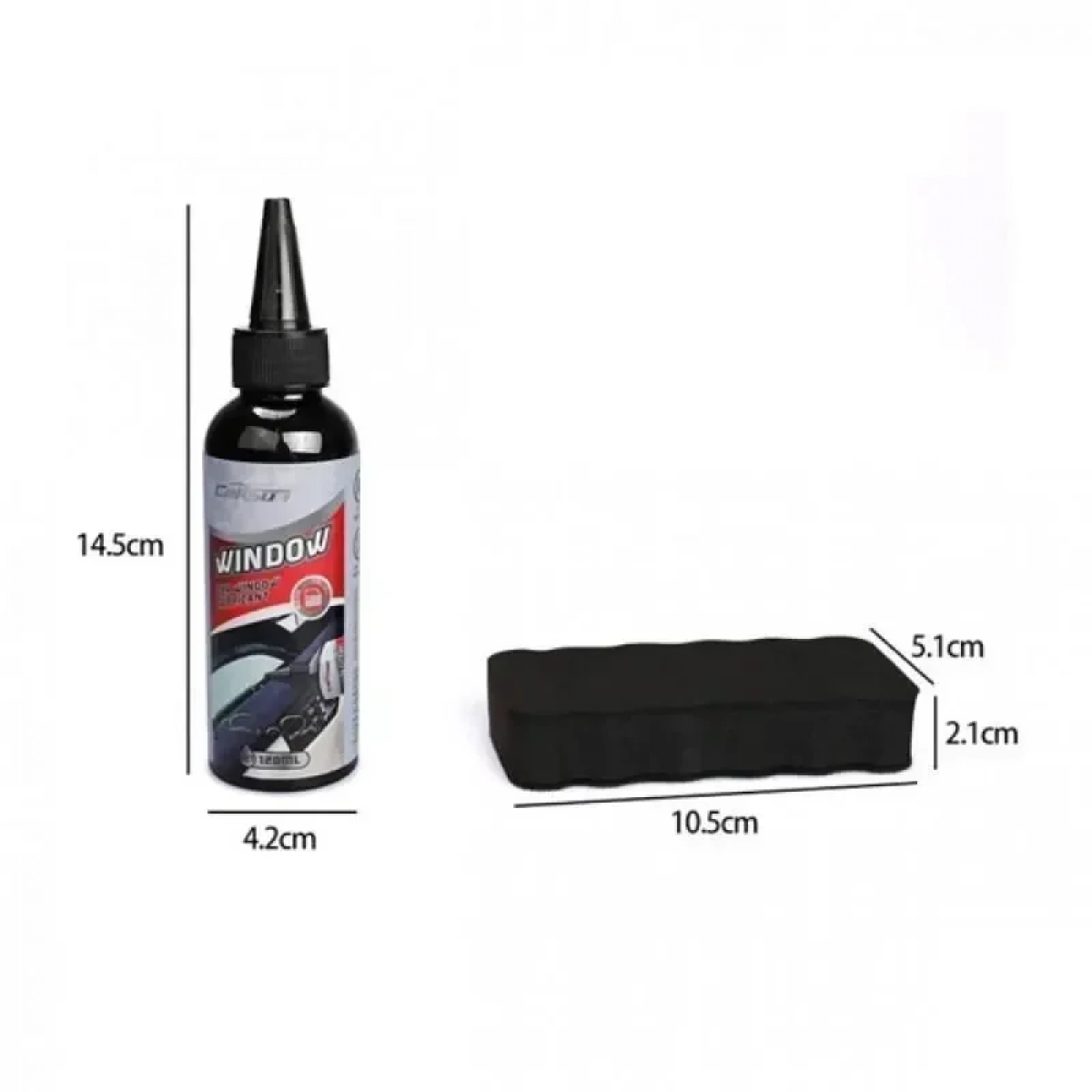 Υγρό Λιπαντικό για Τζάμια 120ml Carsun C1987