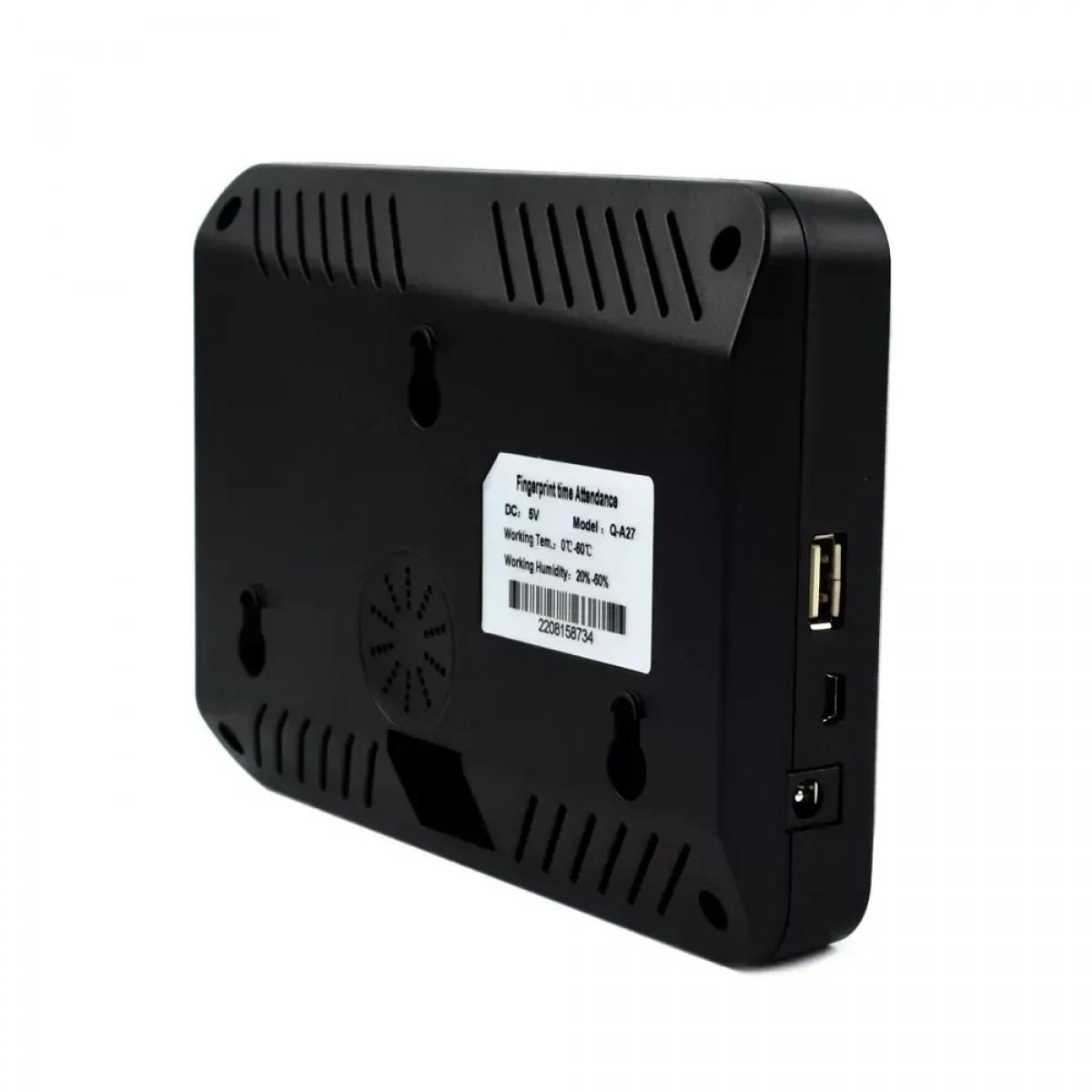 Βιομετρική Συσκευή USB Χρονικής Προσέλευσης Για εργαζόμενους Andowl Q-A27 – Μαύρο