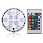 Υποβρύχιο mini Διακοσμητικό Φωτιστικό RGB με 10 smd led