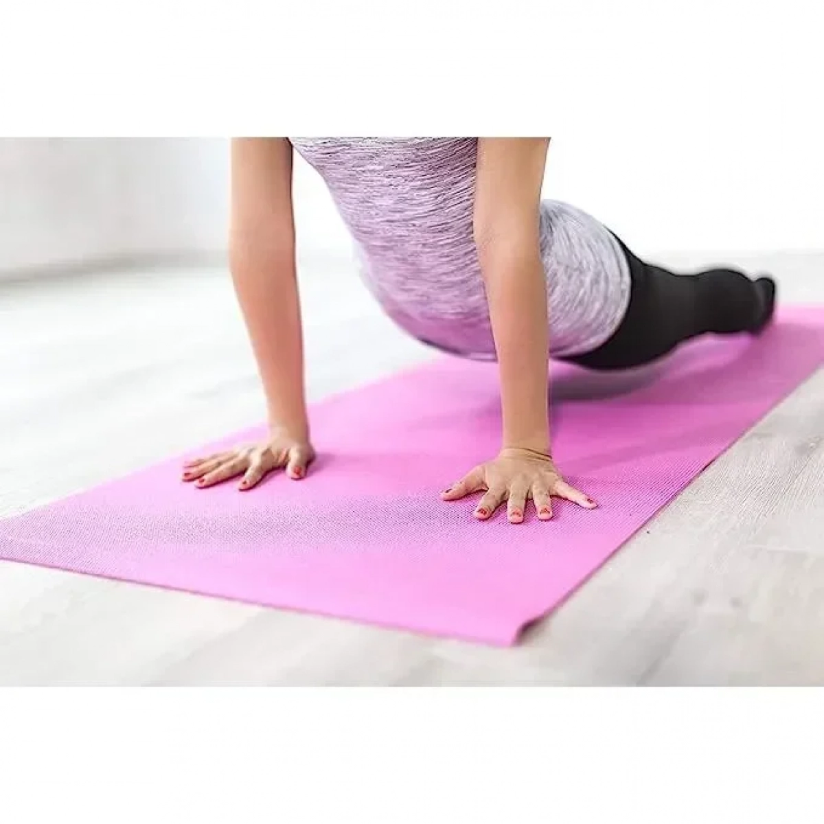 Στρώμα Yoga Mat (173x61) 6mm Ροζ