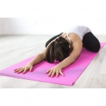Στρώμα Yoga Mat (173x61) 6mm Ροζ