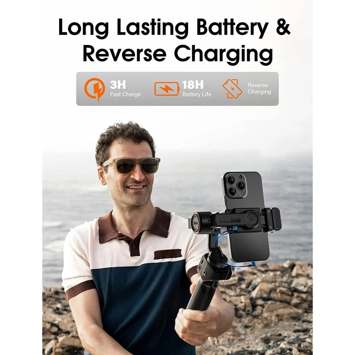 iSteady M6 Kit 3-Axis Επαγγελματικός Σταθεροποιητής Smartphone 3 Αξόνων