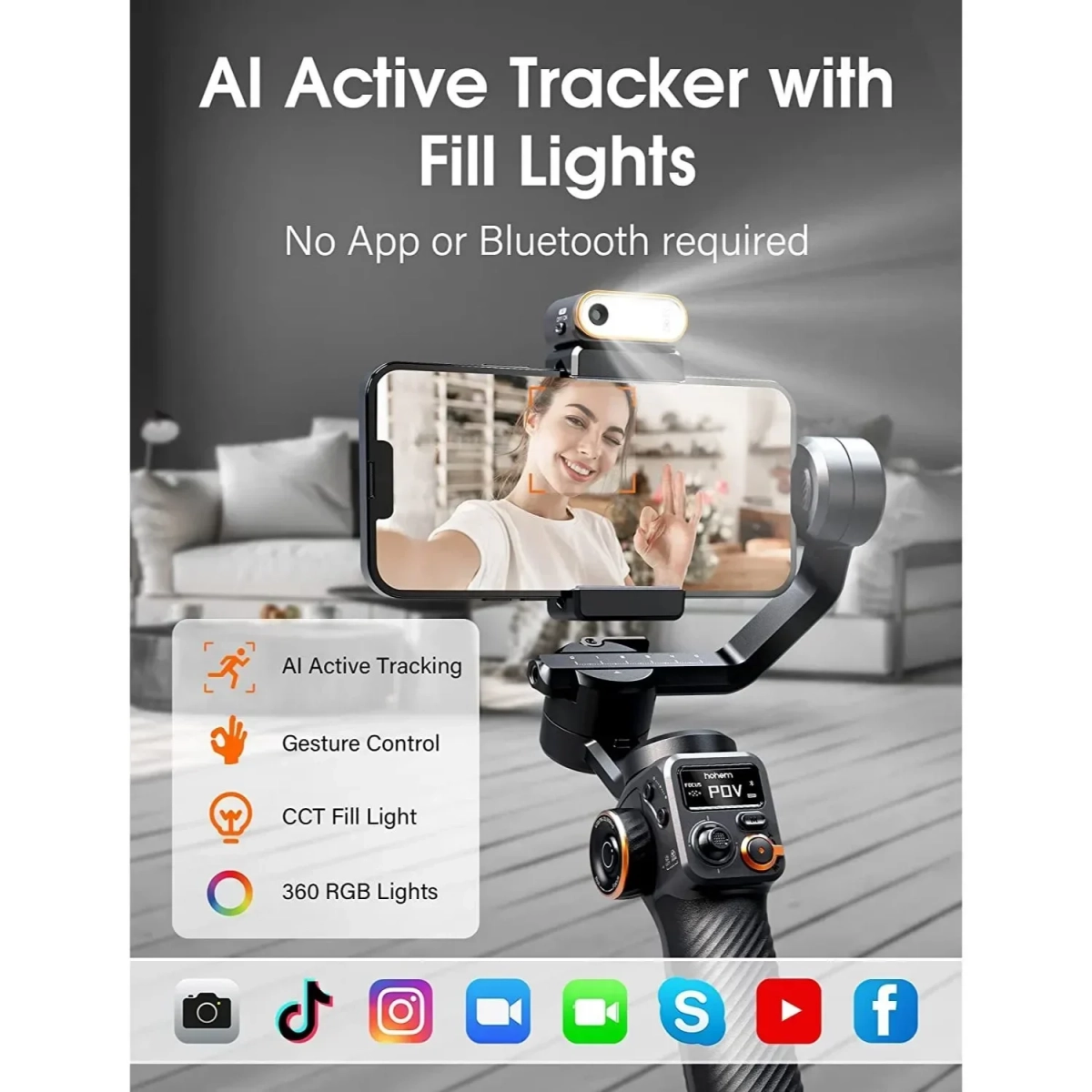 iSteady M6 Kit 3-Axis Επαγγελματικός Σταθεροποιητής Smartphone 3 Αξόνων