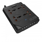MoXom Power Socket 6 USB Μαύρο ΚΗ-63