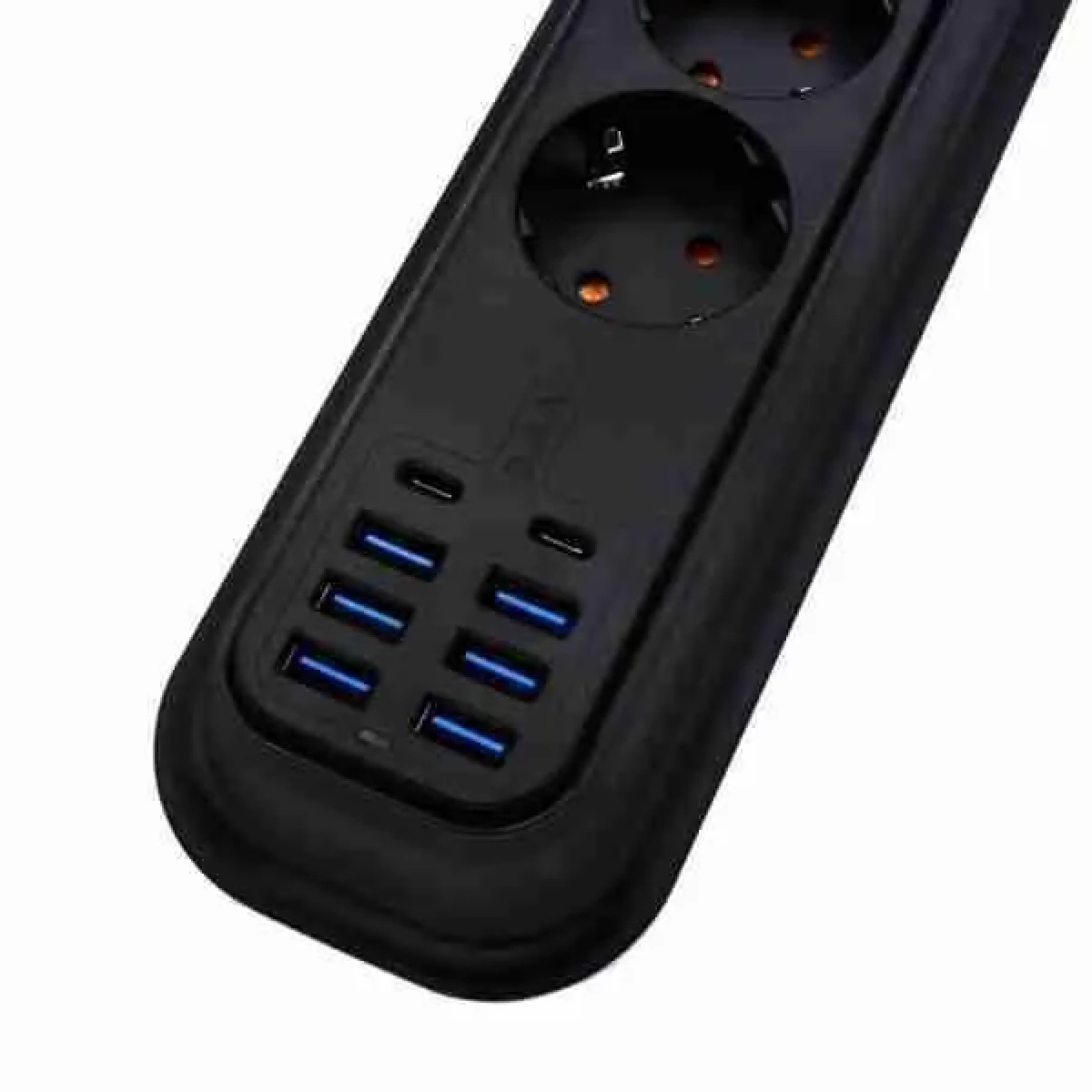 Πολύπριζο Ασφαλείας με 4 Σούκο & 8 USB Θύρες 3.4Α 17W Moxom MX-ST05 – Μαύρο