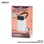 Remax RPP-565 Power Bank Γρήγορης Φόρτισης 22,5W 60000mAh Λευκό