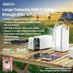 Remax RPP-565 Power Bank Γρήγορης Φόρτισης 22,5W 60000mAh Λευκό